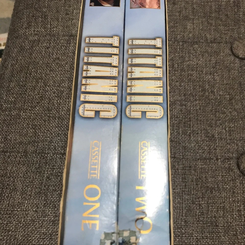 VTG Titanic VHS 1998 2 Tape Set UNTESTED